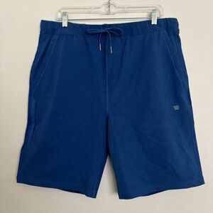 Mack Weldon Ace Sweatshorts in Indigo Dye Men’s XL Stretch Lounge Casual